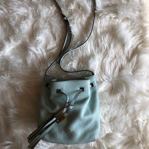 Kate spade baby blue crossbody bucket bag